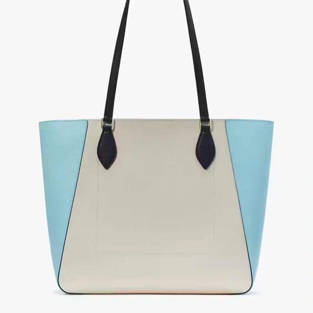 Kate Spade Poppy Colorblock Large Tote Blazer Blue Multi Colorblock